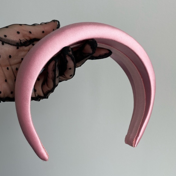 PRADA 👑 Perfect Pink Satin Silk Headband. NEW. - Picture 7 of 7